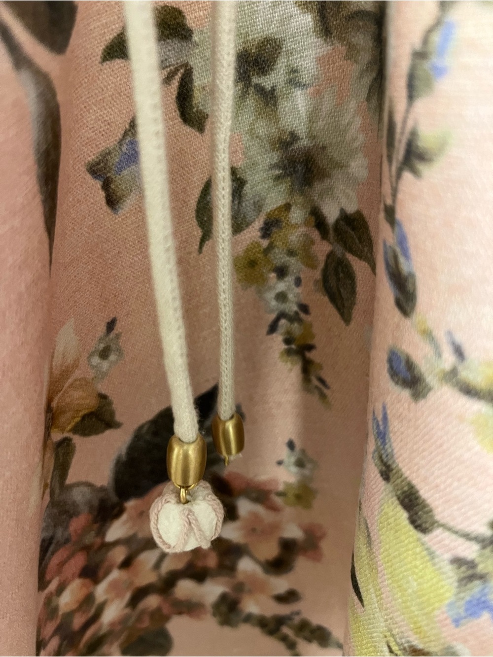 Zimmermann Pink Floral Scallop-Trim Mini Dress - Size 1 - Picture 11 of 11